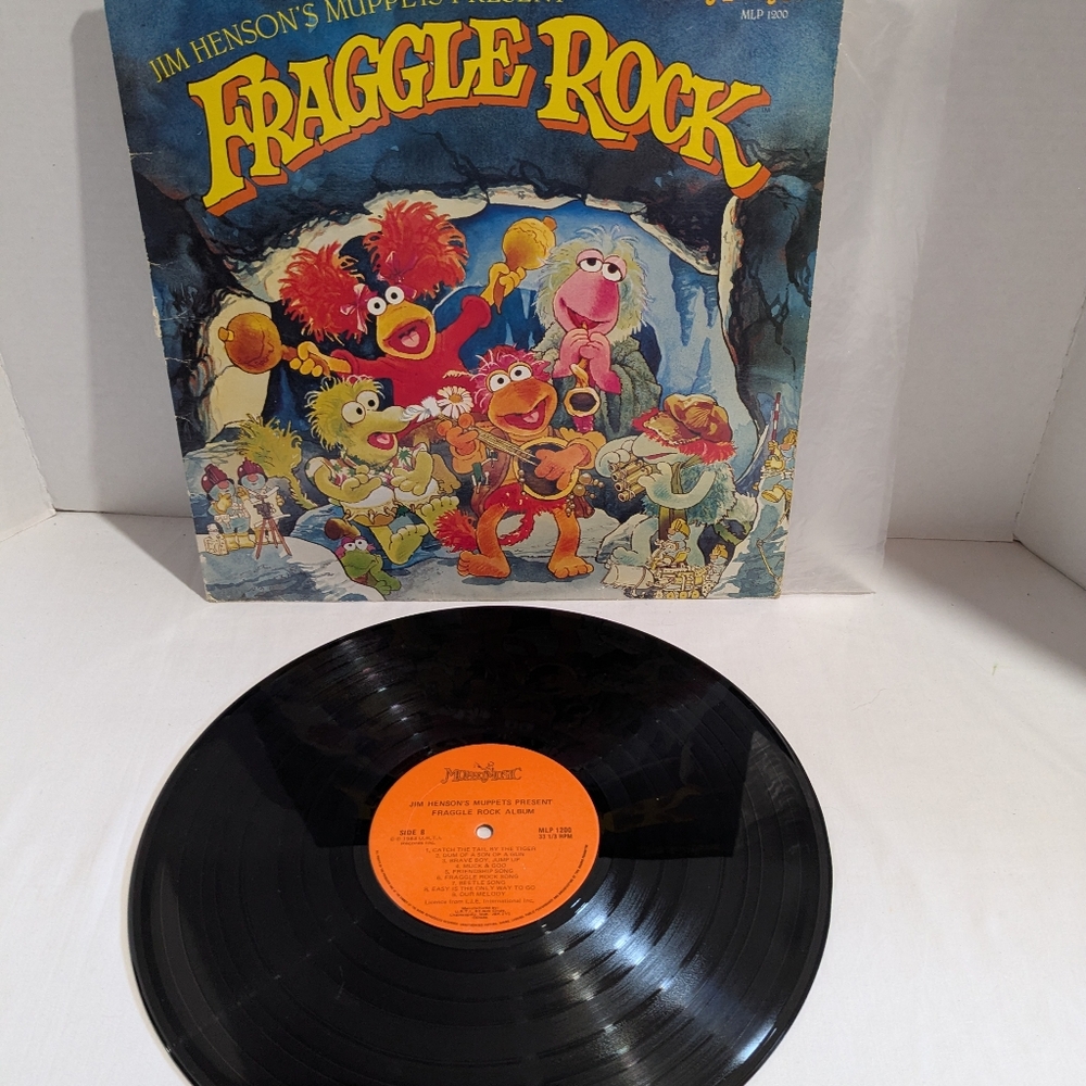 1983 Jim Henson's Muppets Present FRAGGLE ROCK Vinyl Record